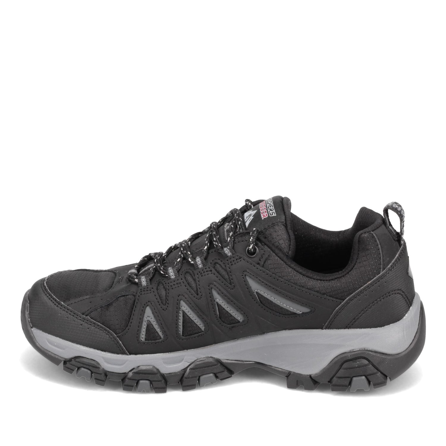 Peltz Shoes  Men's Skechers Terrabite Hiking Shoe - Wide Width Black/Charcoal 51844W-BKCC