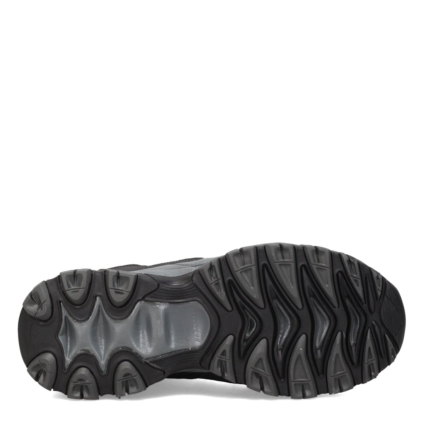 Peltz Shoes  Men's Skechers After Burn M. Fit Sneaker Black/Charcoal 51866-BKCC