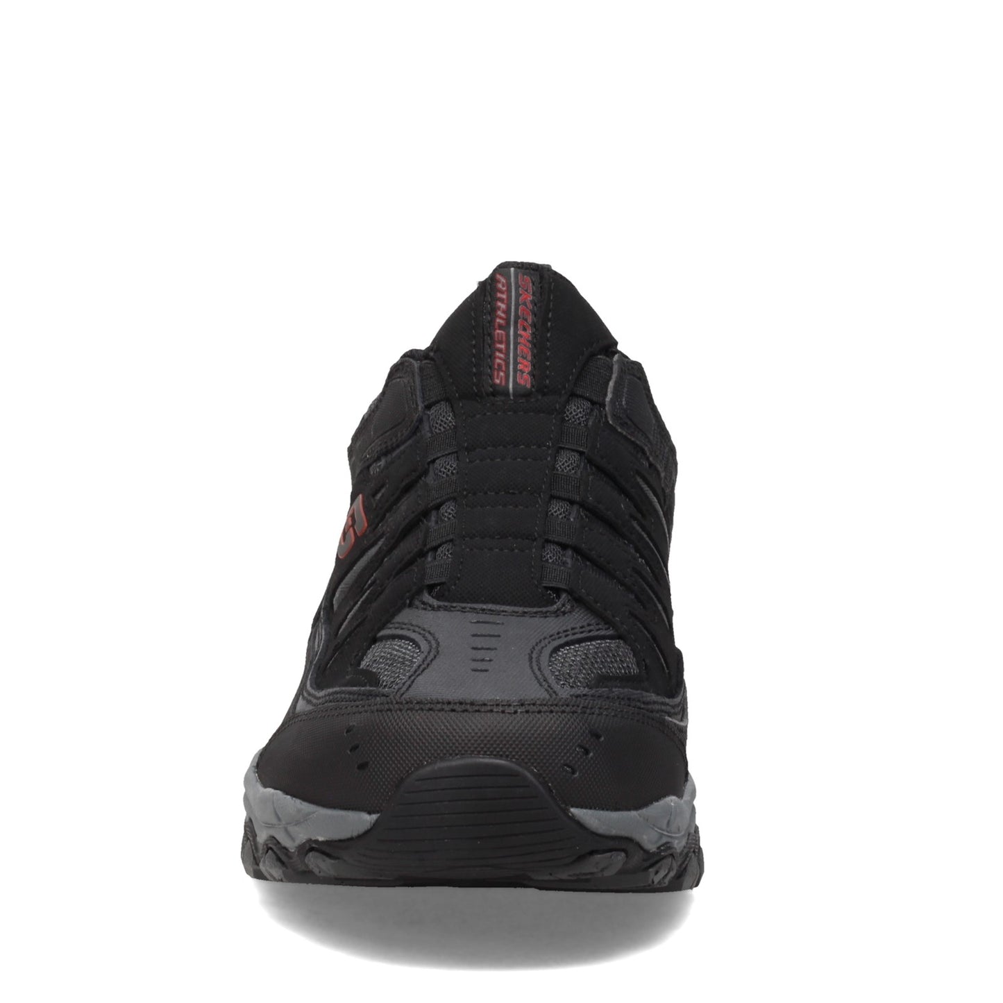Peltz Shoes  Men's Skechers After Burn M. Fit Sneaker - Wide Width Black/Charcoal 51866EWW-BKCC