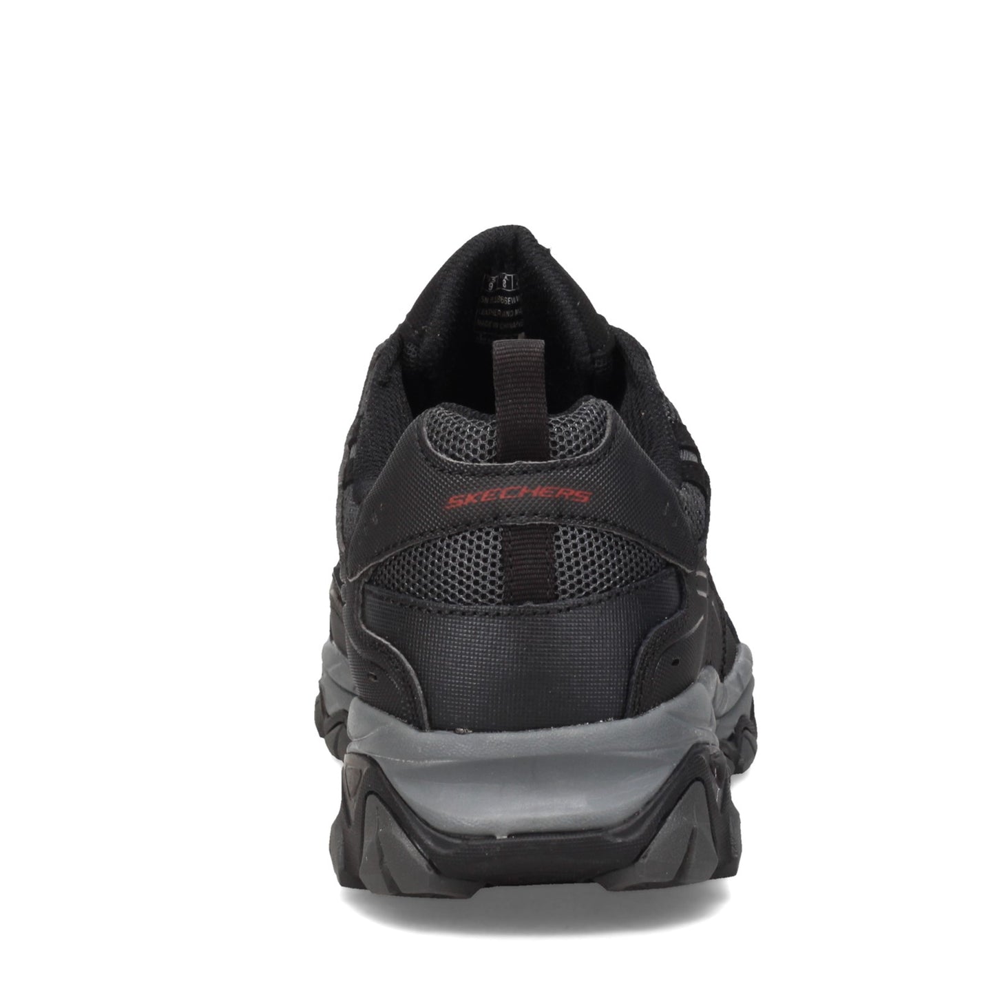 Peltz Shoes  Men's Skechers After Burn M. Fit Sneaker - Wide Width Black/Charcoal 51866EWW-BKCC
