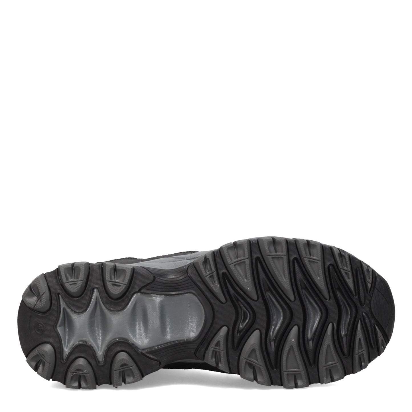 Peltz Shoes  Men's Skechers After Burn M. Fit Sneaker - Wide Width Black/Charcoal 51866EWW-BKCC