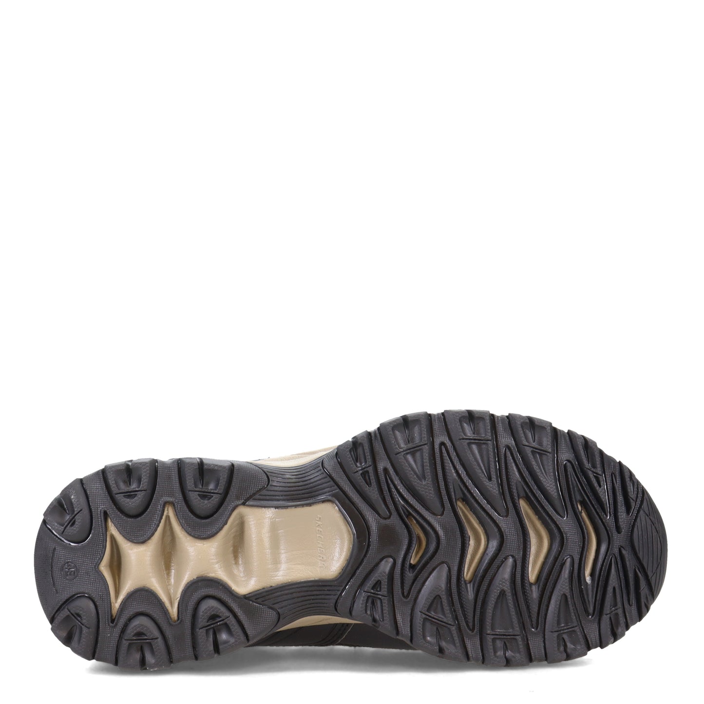 Peltz Shoes  Men's Skechers After Burn M. Fit Sneaker - Wide Width Pebble 51866EWW-PBL