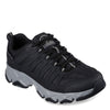 Peltz Shoes  Men's Skechers Relaxed Fit: Crossbar - Stilholt Hiking Shoe Black/Gray 51887-BKGY