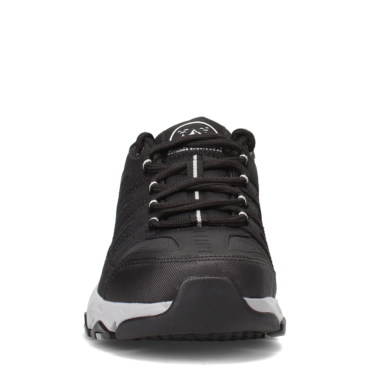 Peltz Shoes  Men's Skechers Relaxed Fit: Crossbar - Stilholt Hiking Shoe - Wide Width Black/Gray 51887EWW-BKGY