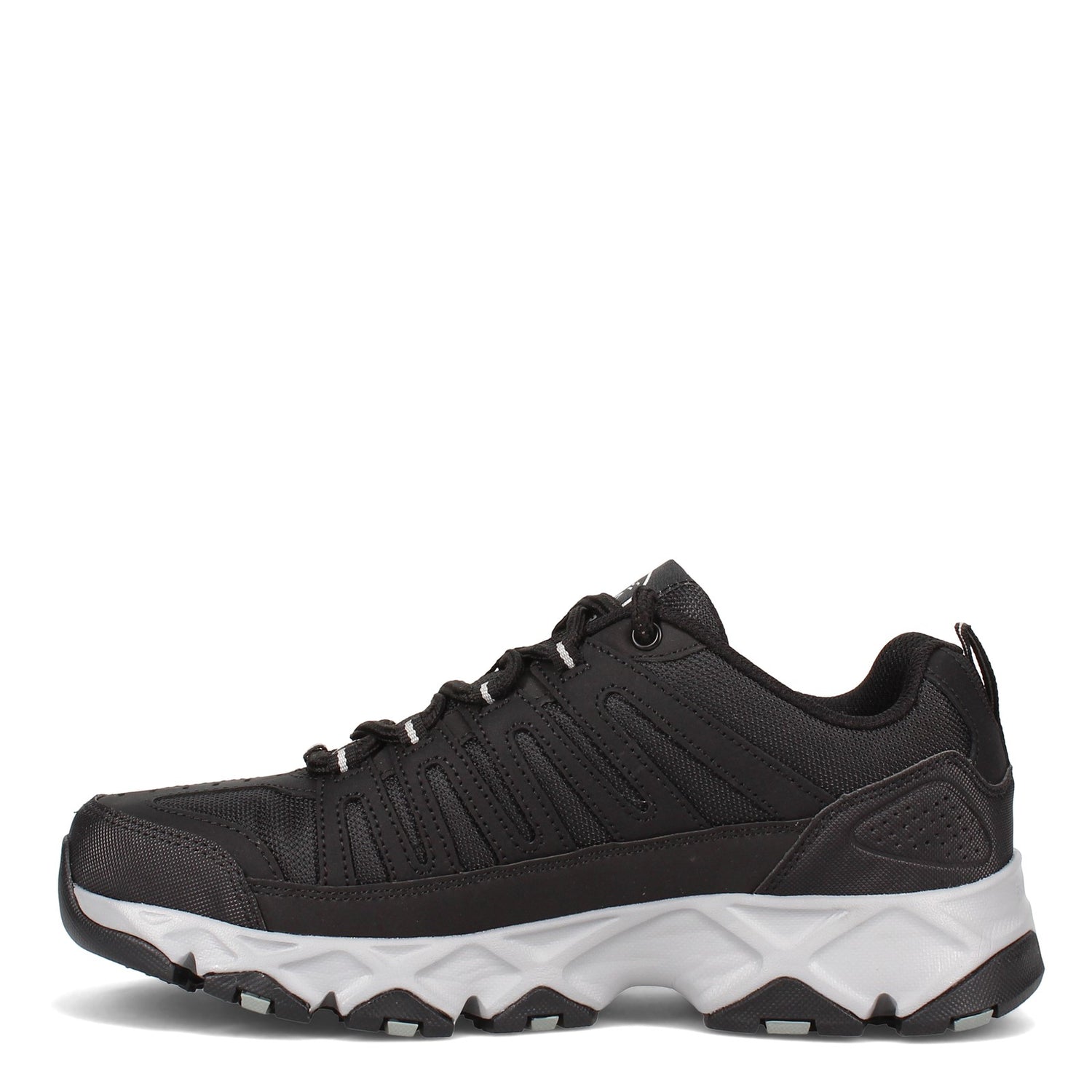Peltz Shoes  Men's Skechers Relaxed Fit: Crossbar - Stilholt Hiking Shoe - Wide Width Black/Gray 51887EWW-BKGY