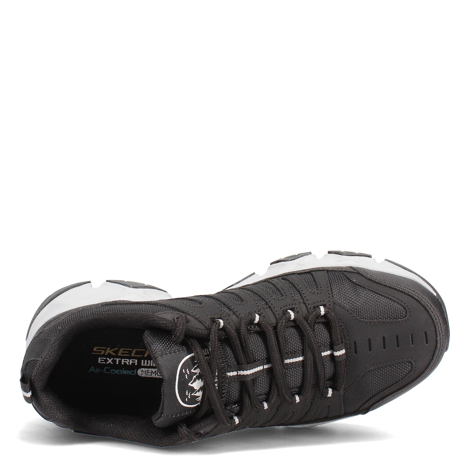 Peltz Shoes  Men's Skechers Relaxed Fit: Crossbar - Stilholt Hiking Shoe - Wide Width Black/Gray 51887EWW-BKGY