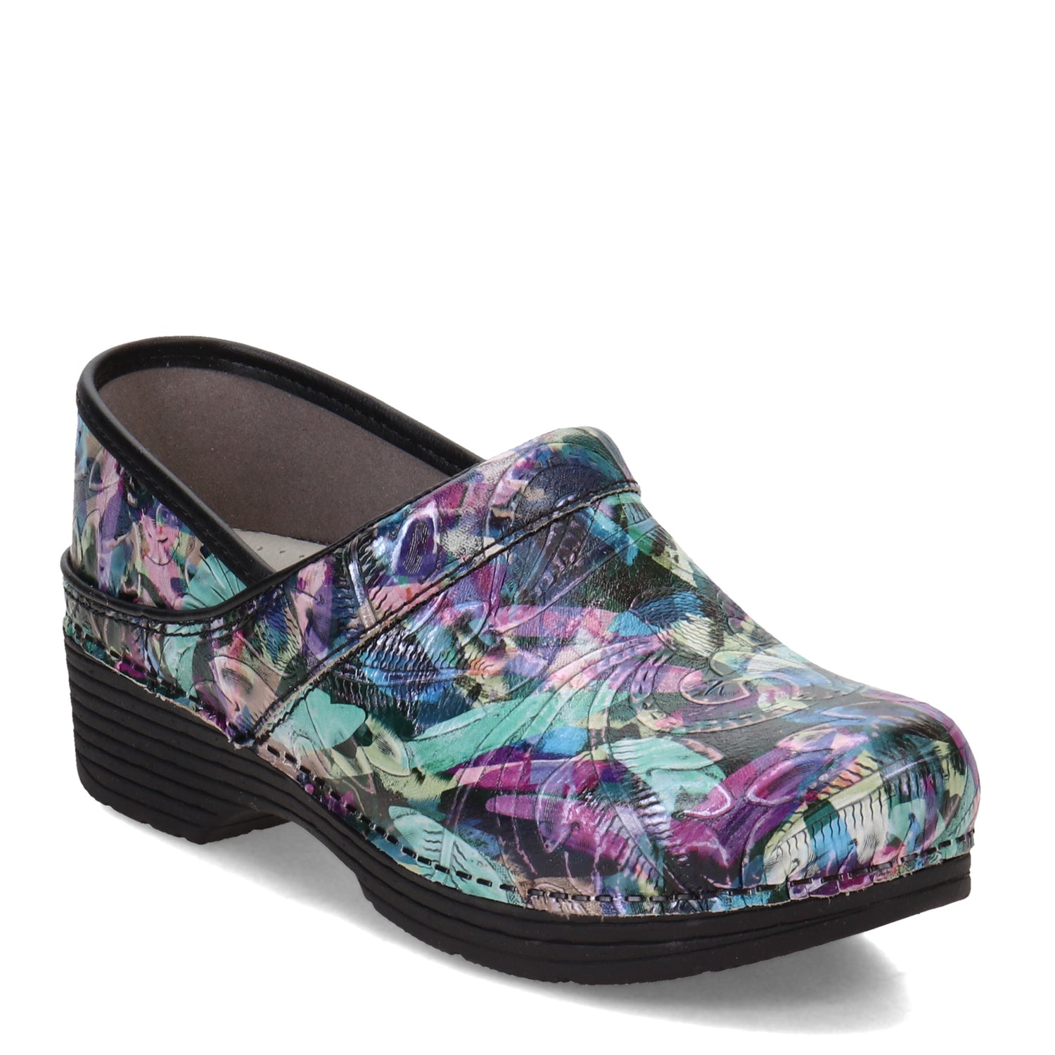 Peltz Shoes  Women's Dansko Lt Pro Clog Watercolor 5200-420202