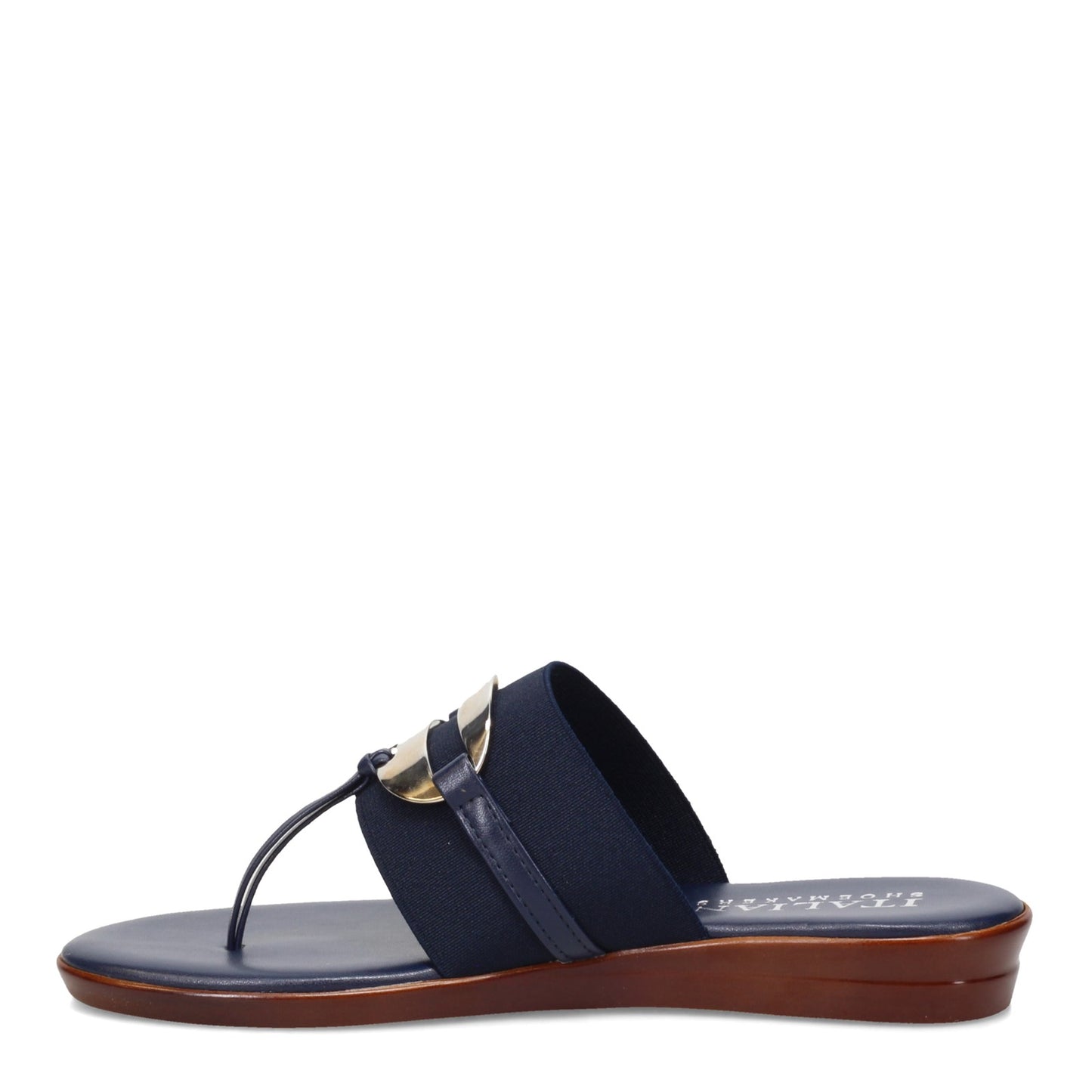 Peltz Shoes  Women's Italian Shoemakers Lietty Sandal NAVY 5258S22-NAVY
