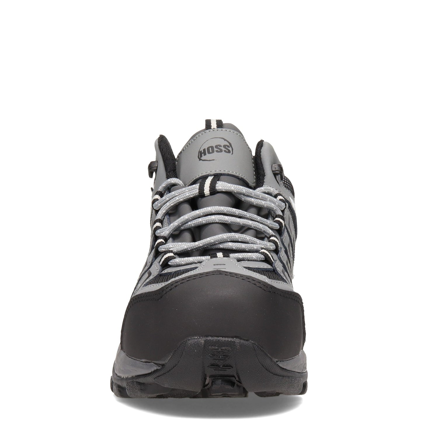Peltz Shoes  Men's Hoss Trail Comp Toe Waterproof Work Boot GRAY 53023