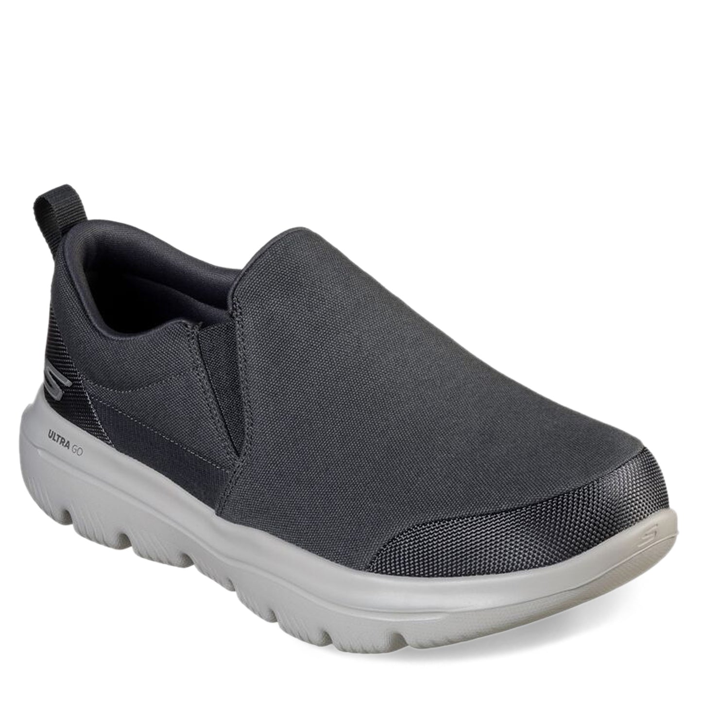 Peltz Shoes  Men's Skechers GOwalk Evolution Ultra Sneaker - Ramble - Wide Width CHARCOAL 54736WW-CHAR