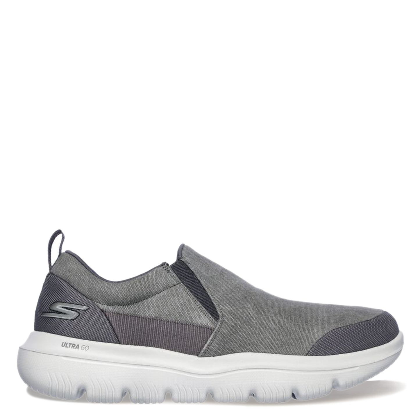 Peltz Shoes  Men's Skechers GOwalk Evolution Ultra Sneaker - Ramble - Wide Width CHARCOAL 54736WW-CHAR