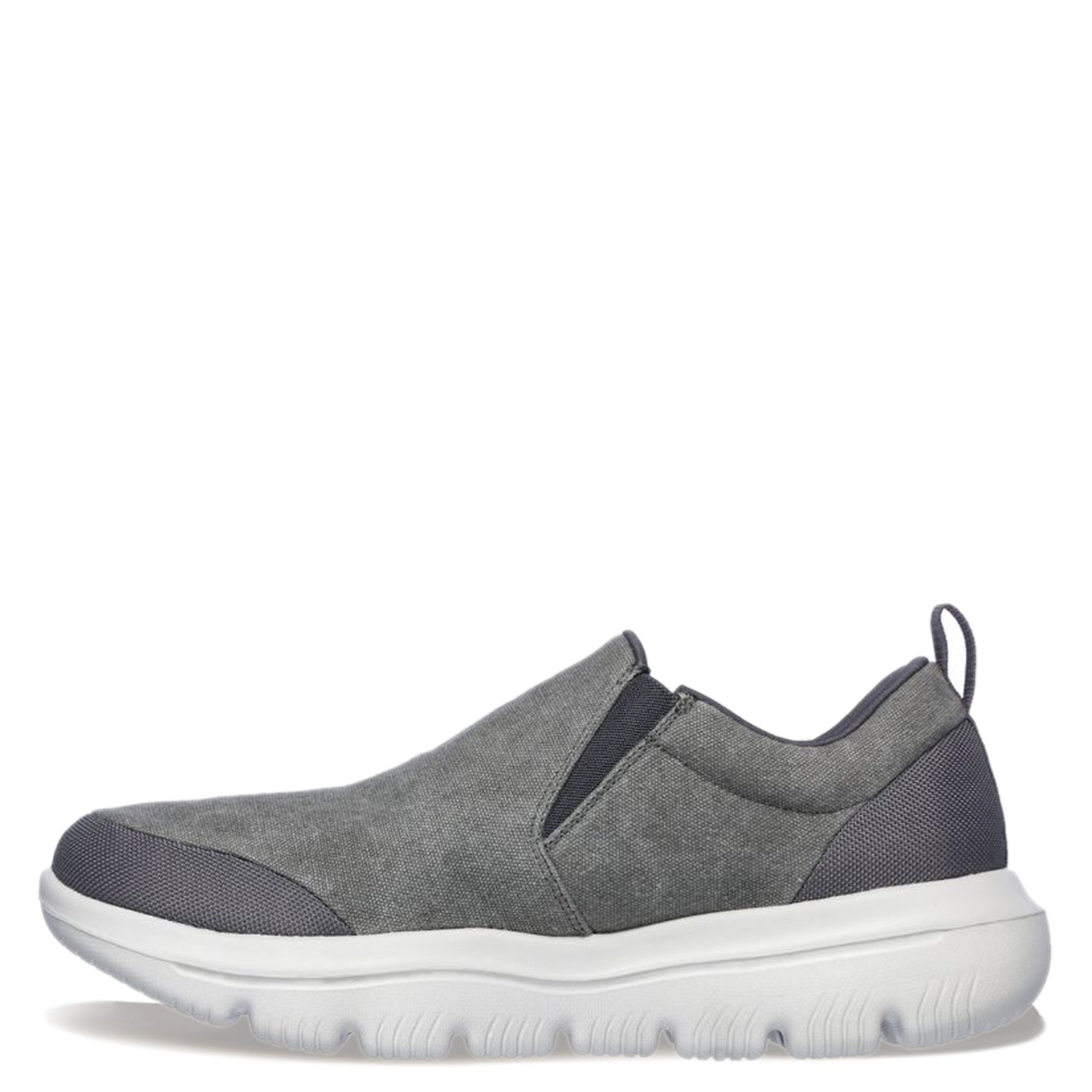 Peltz Shoes  Men's Skechers GOwalk Evolution Ultra Sneaker - Ramble - Wide Width CHARCOAL 54736WW-CHAR