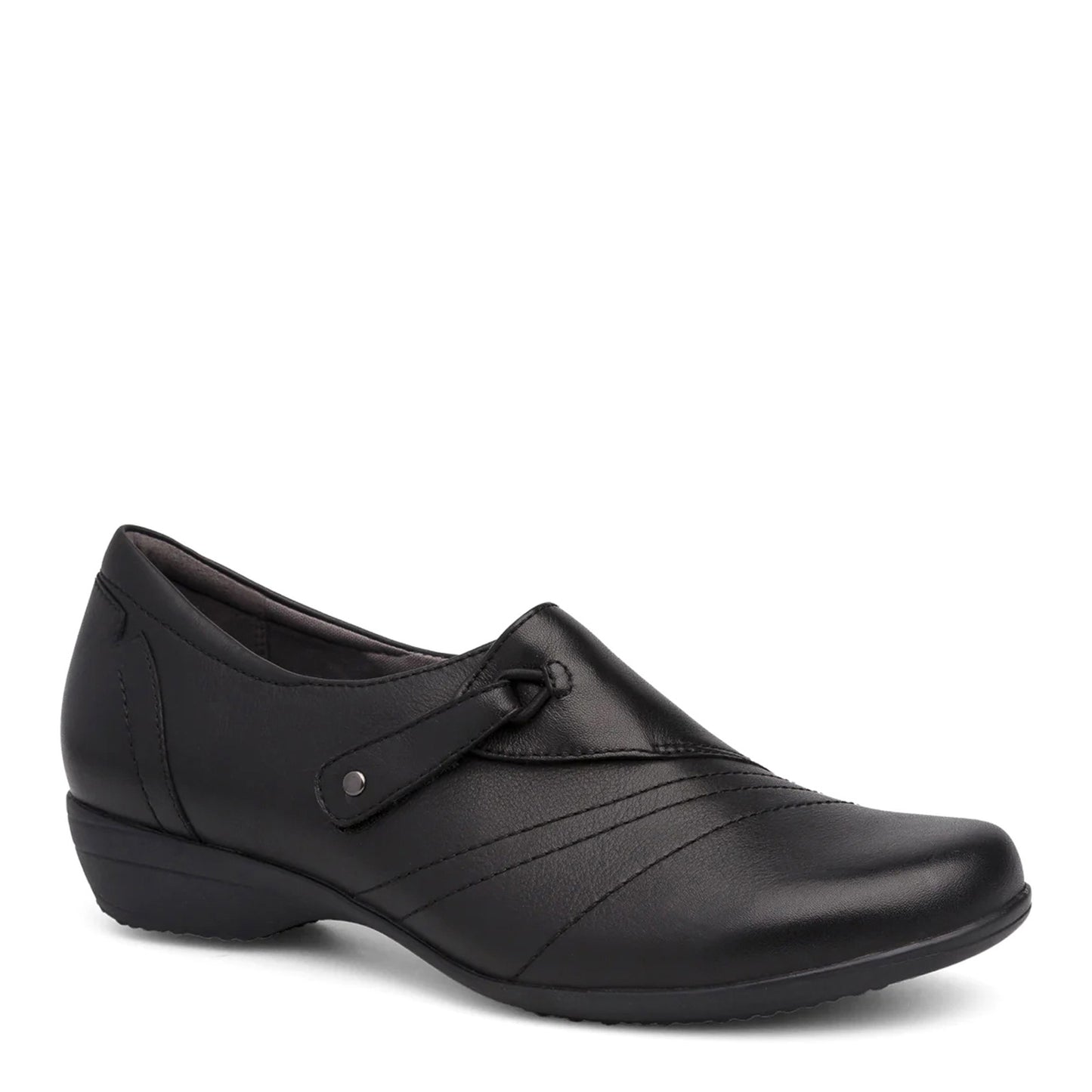 Peltz Shoes  Women's Dansko Franny Slip-On Black 5500-020200