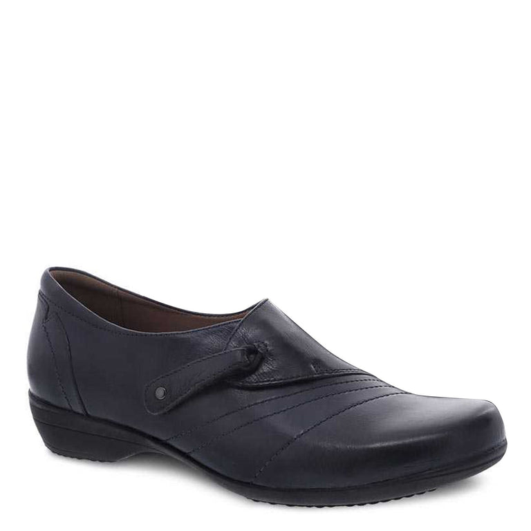 Dansko Women's Franny Shoes- Navy Leather