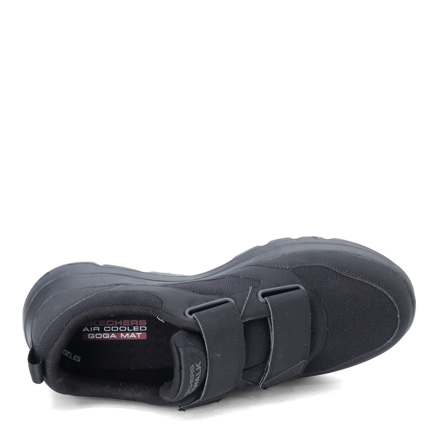 Peltz Shoes  Men's Skechers GOwalk 5 - Wistful Sneaker - Wide Width SOLID BLACK 55515EWW-BBK