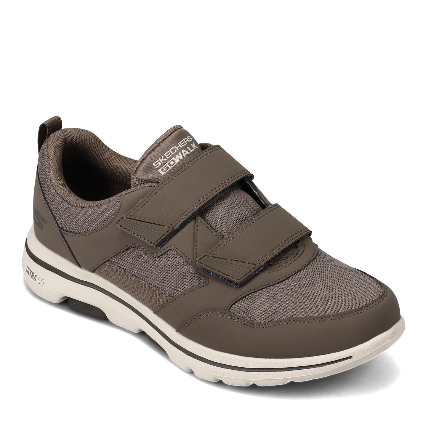 Peltz Shoes  Men's Skechers GOwalk 5 - Wistful Sneaker - Wide Width KHAKI 55515EWW-KHK