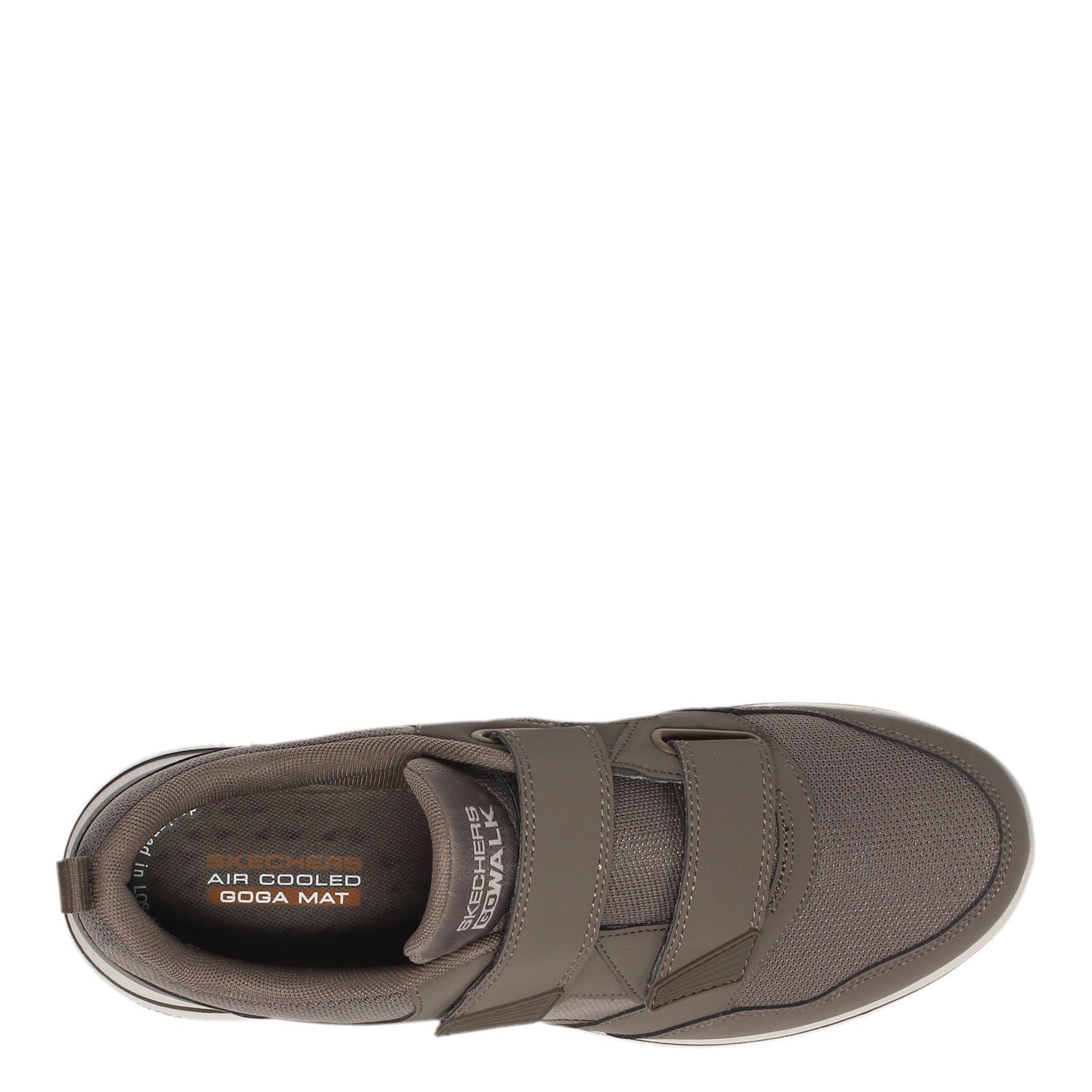Peltz Shoes  Men's Skechers GOwalk 5 - Wistful Sneaker - Wide Width KHAKI 55515EWW-KHK