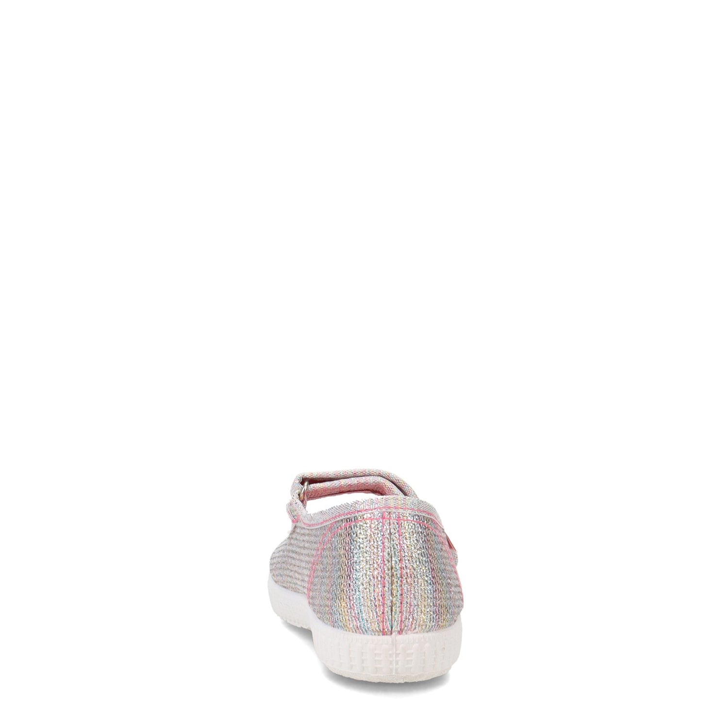Peltz Shoes  Girl's Cienta Glitter Mary Jane Sneaker - Toddler & Little Kid RAINBOW 56083.96