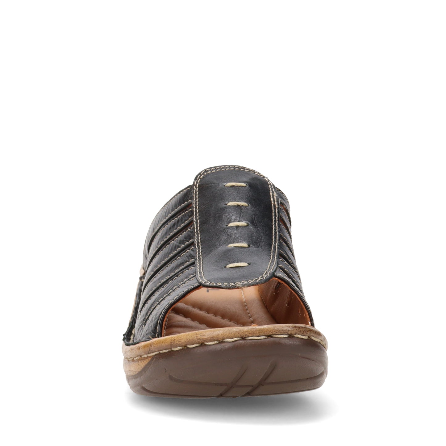 Peltz Shoes  Women's Josef Seibel Catalonia 77 Sandal BLACK 56677-61100