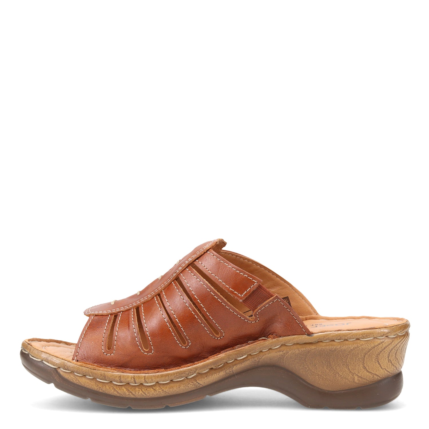 Peltz Shoes  Women's Josef Seibel Catalonia 77 Sandal BRANDY 56677-61320