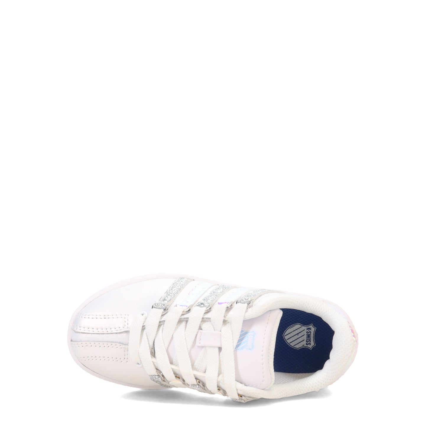 Peltz Shoes  Girl's K-Swiss Classic VN Sneaker - Little Kid WHITE 57321-968
