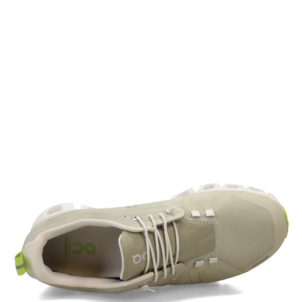Women's On Running Cloud 5 Waterproof Running Shoe CHALK/ICE 59.97758