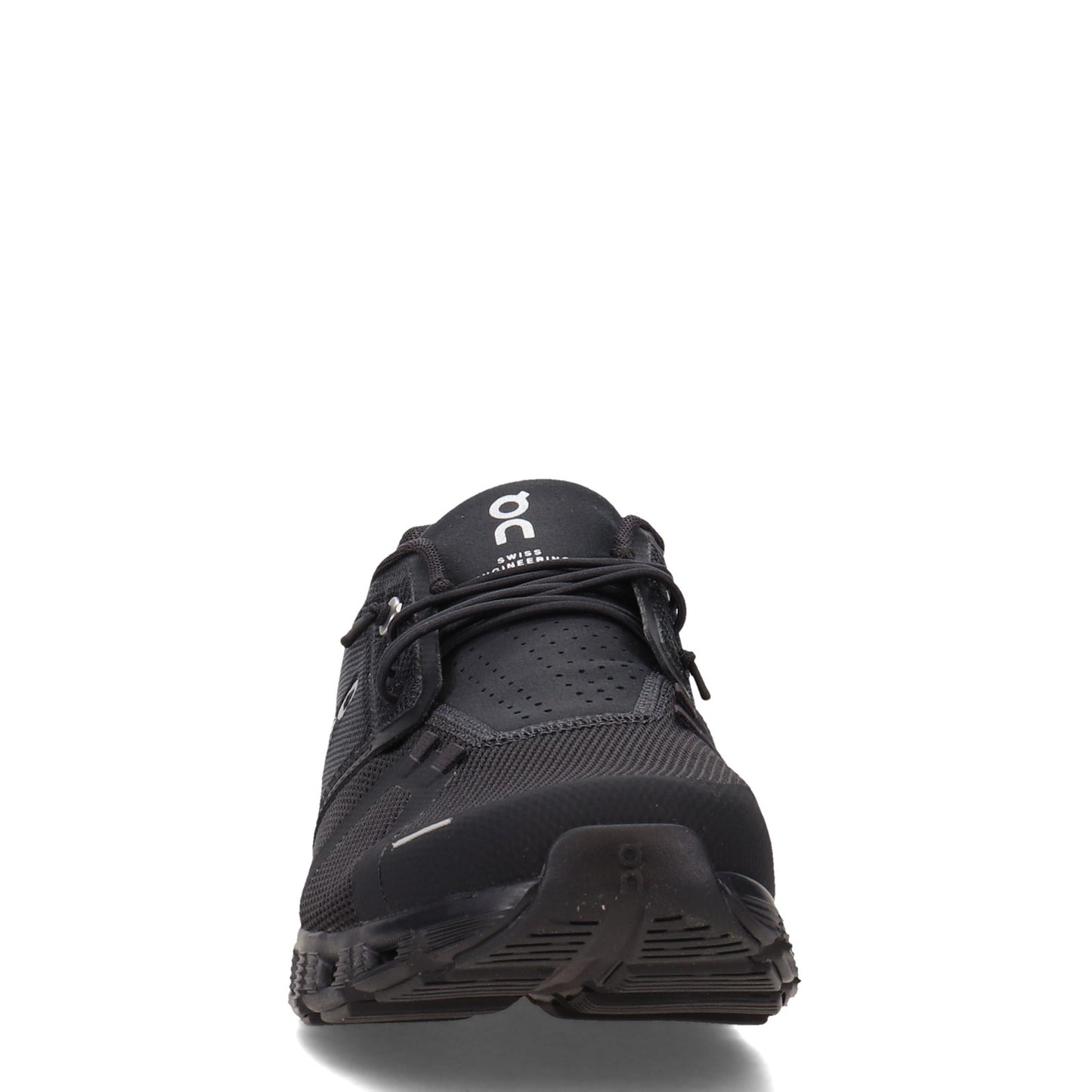Peltz Shoes  Men's On Running Cloud 5 Running Shoe SOLID BLACK 59.98986