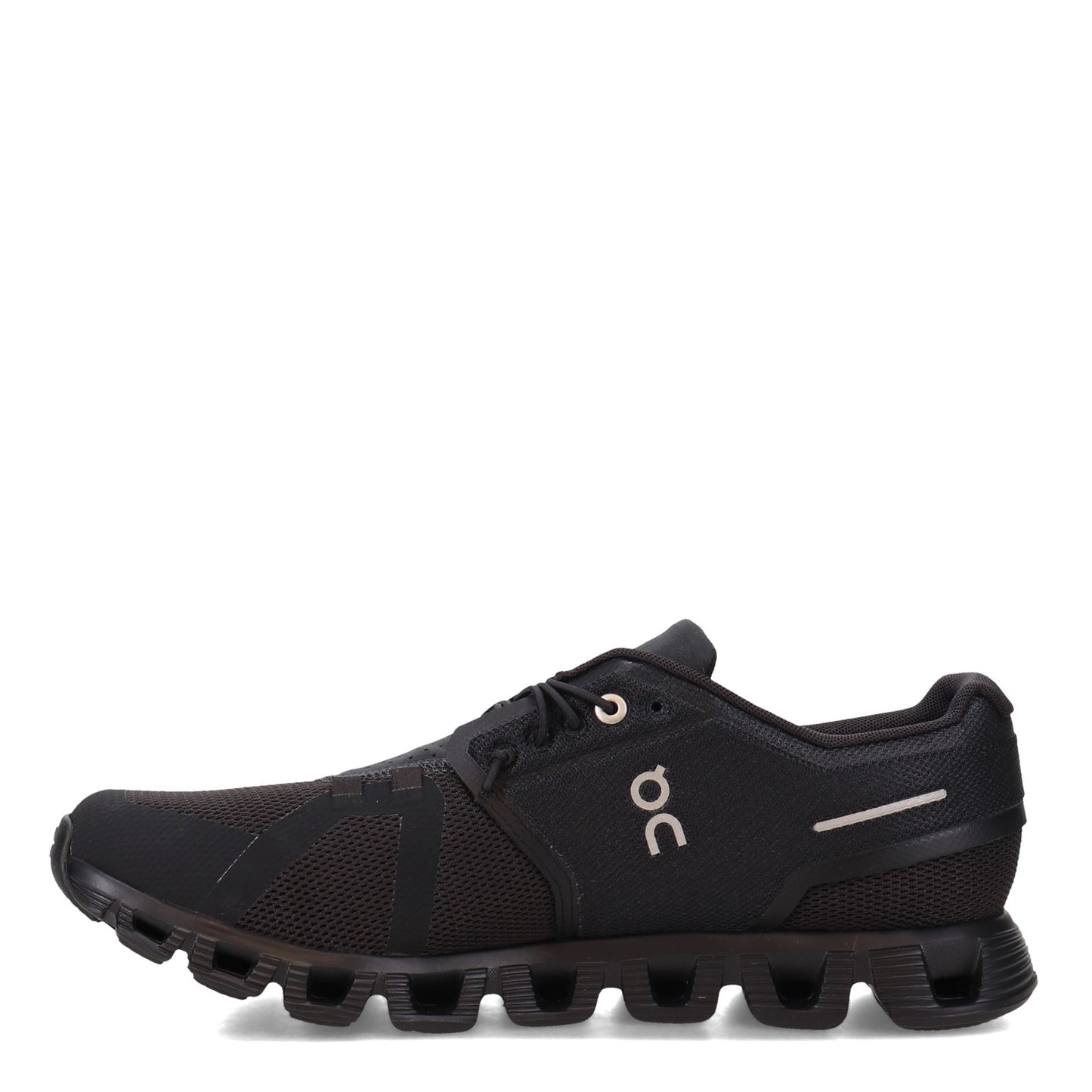Peltz Shoes  Men's On Running Cloud 5 Running Shoe SOLID BLACK 59.98986
