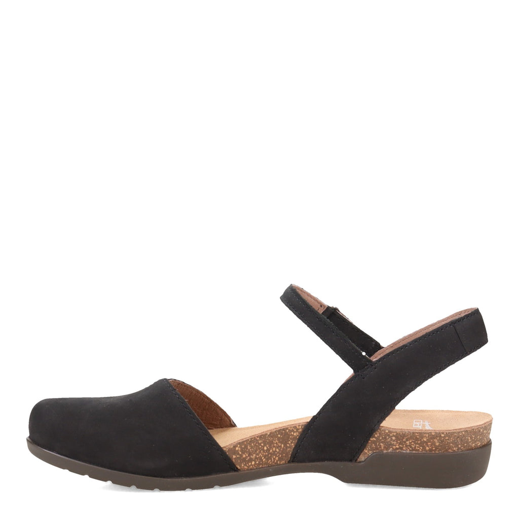 Women's Dansko Rowan Flat BLACK NUBUCK 6025-105300