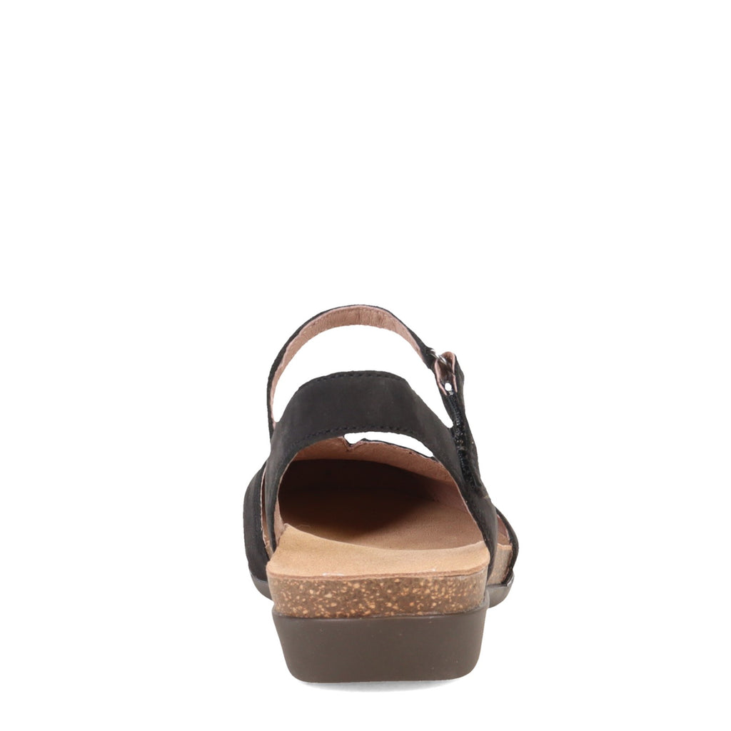 Women's Dansko Rowan Flat BLACK NUBUCK 6025-105300