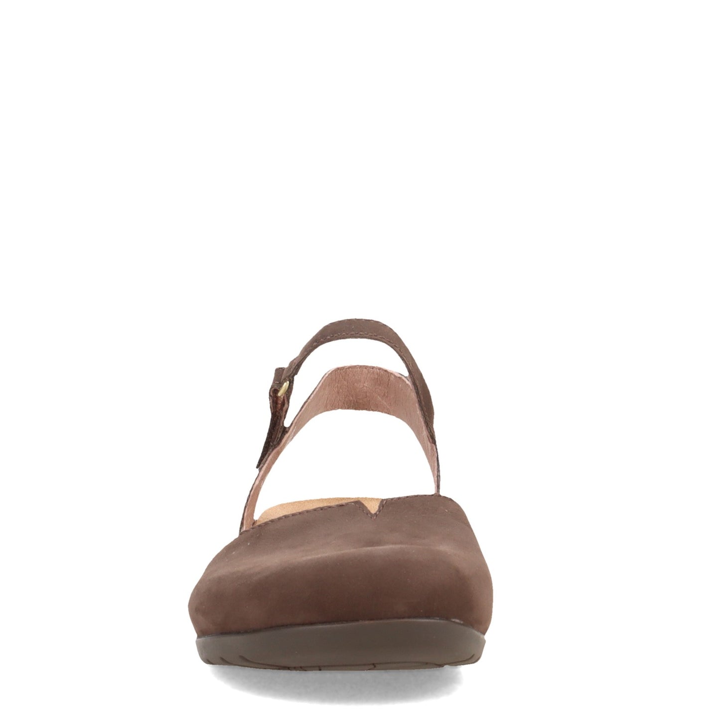 Peltz Shoes  Women's Dansko Rowan Flat Chocolate 6025-455300