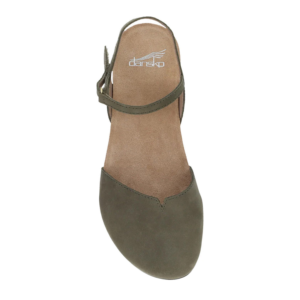 Women's Dansko Rowan Flat IVY NUBUCK 6025-705300