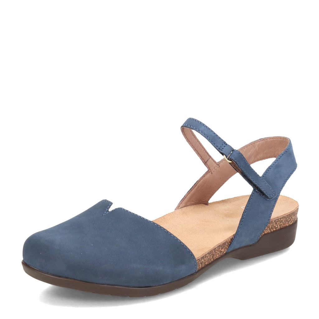 Women's Dansko Rowan Flat NAVY NUBUCK 6025-755300