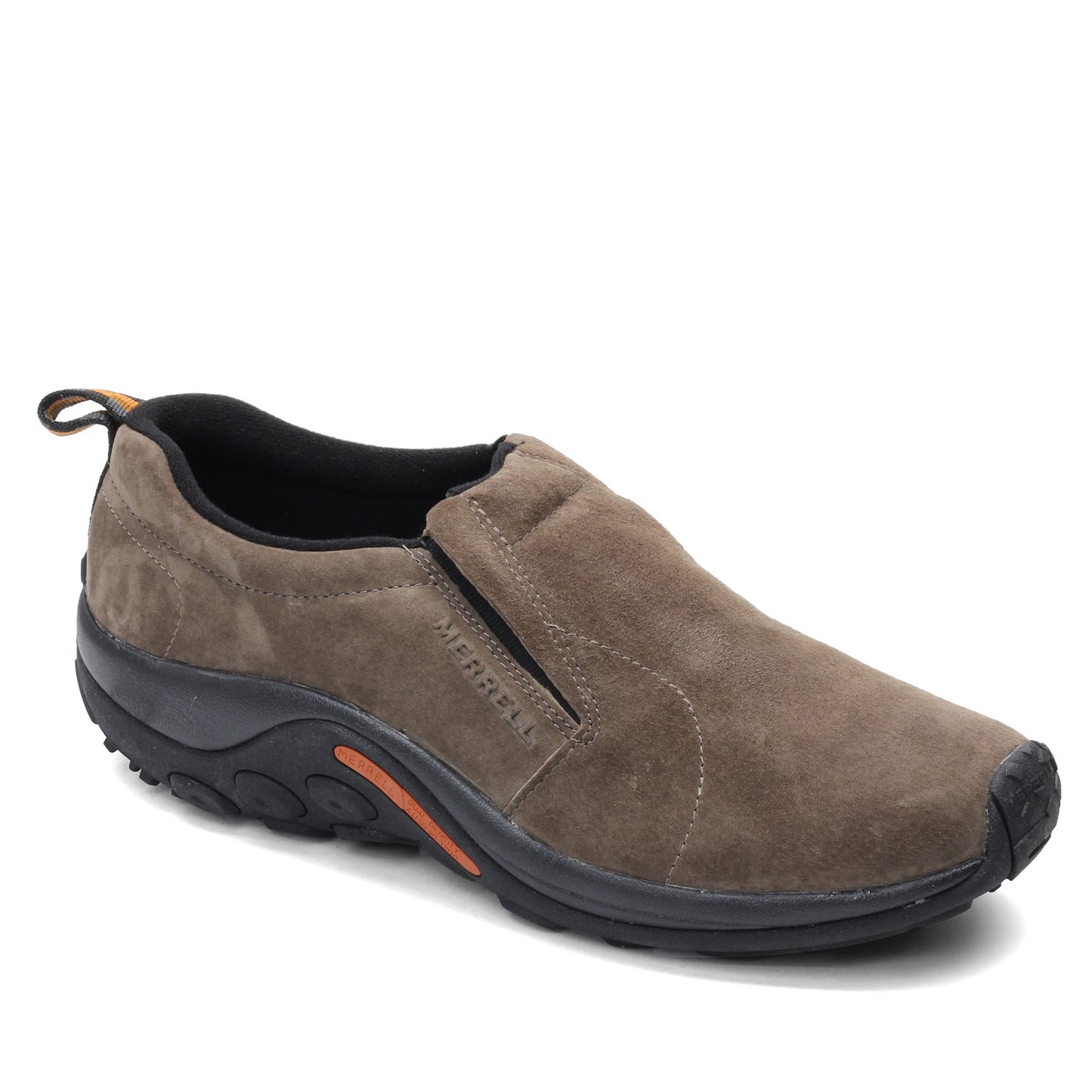 Peltz Shoes  Men's Merrell Jungle Moc Slip-On GUNSMOKE 60787