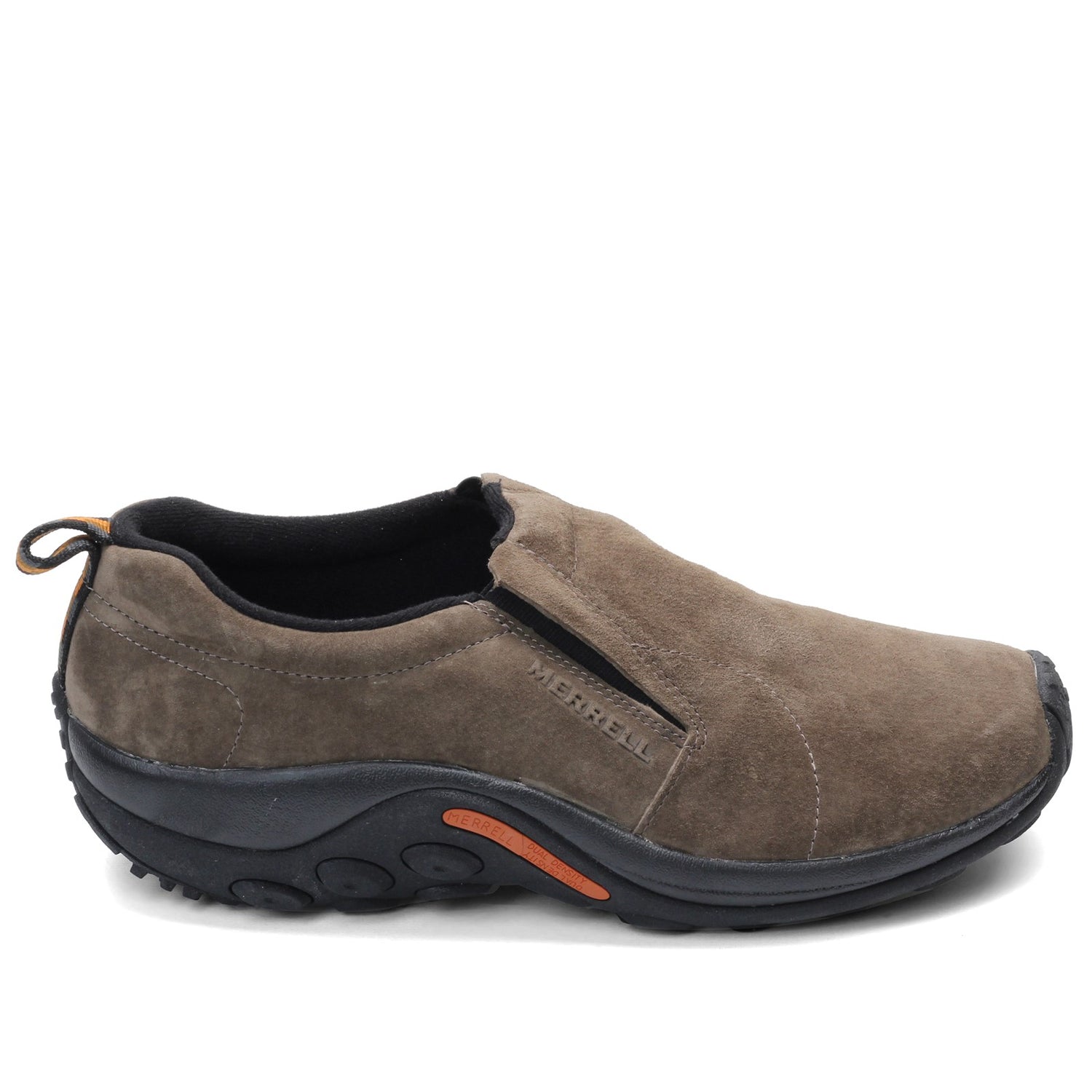Peltz Shoes  Men's Merrell Jungle Moc Slip-On GUNSMOKE 60787