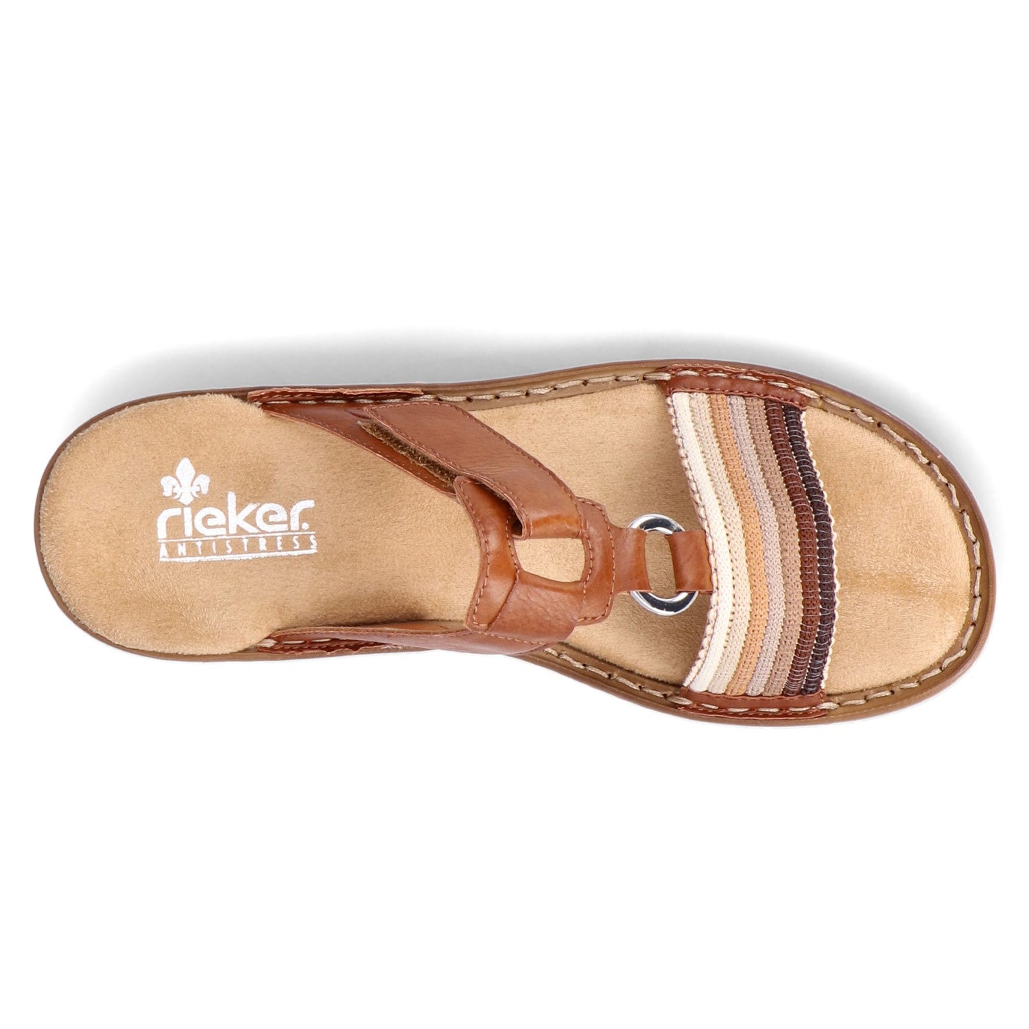 Peltz Shoes  Women's Rieker Regina Sandal CAYENNE PEPPER 60821-24