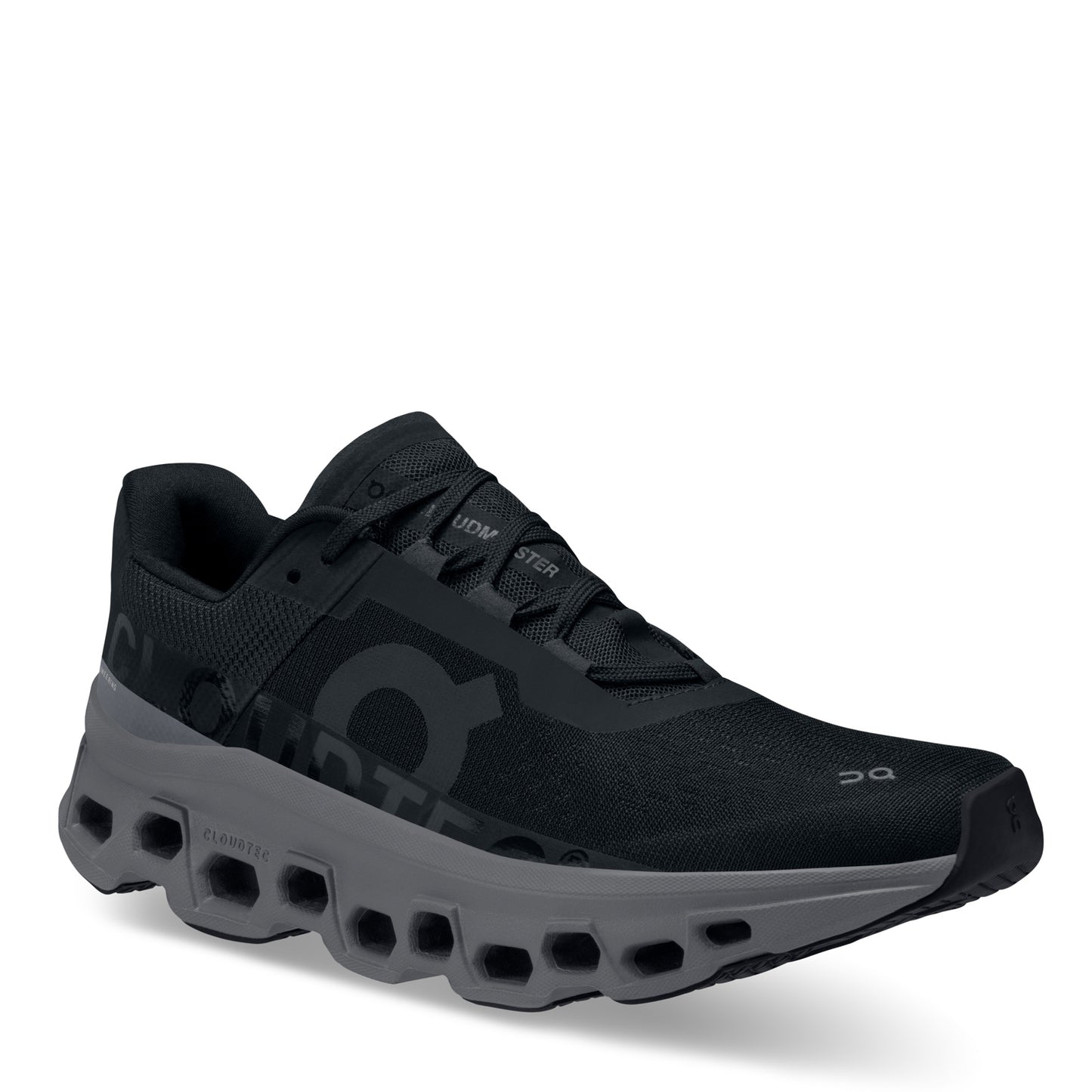Peltz Shoes  Women's On Running Cloudmonster Running Shoe BLACK/MAGNET 61.99024