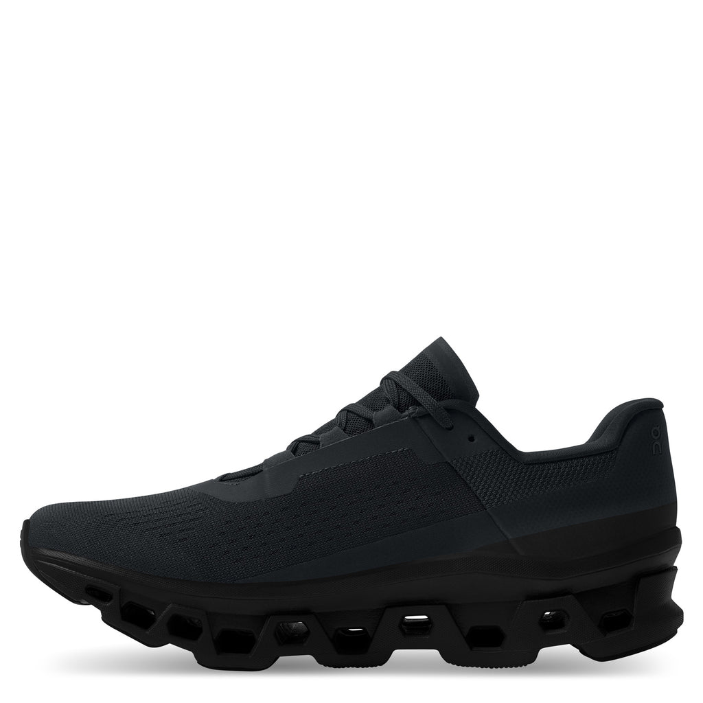 Men's On Running Cloudmonster Running Shoe ALL BLACK 61.99025