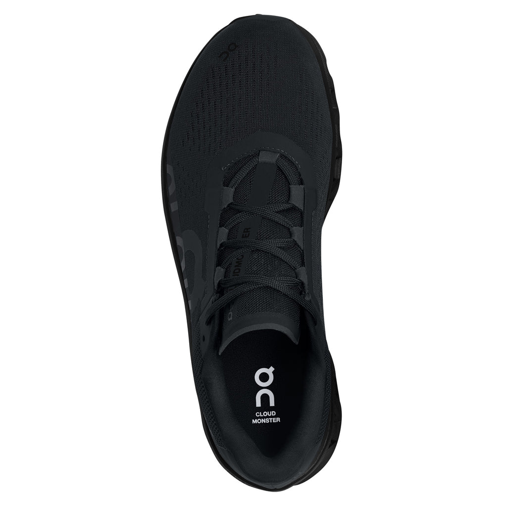 Men's On Running Cloudmonster Running Shoe ALL BLACK 61.99025