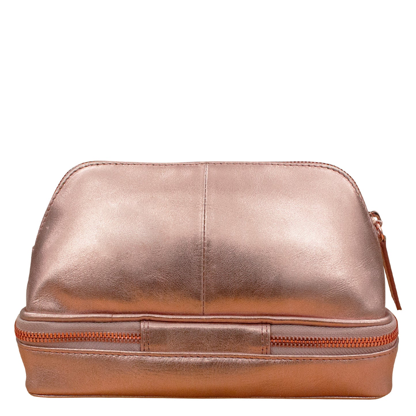 Peltz Shoes  Women's ILI Duo Cosmetic Case Rose 6203-ROSE