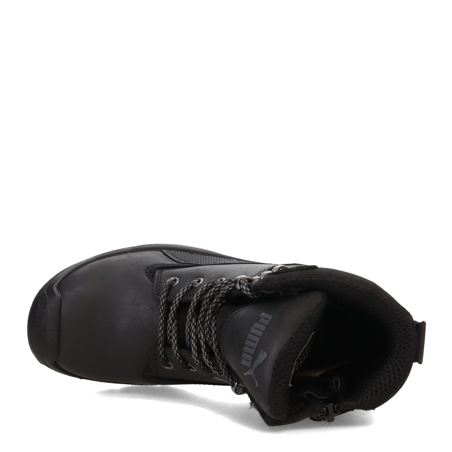 Peltz Shoes  Women's PUMA Conquest 7 Composite Toe SR WP EH Work Boot BLACK 630675