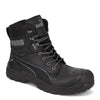 Peltz Shoes  Men's Puma Safety Conquest 7 Inch CTX Waterproof Boot BLACK 630735