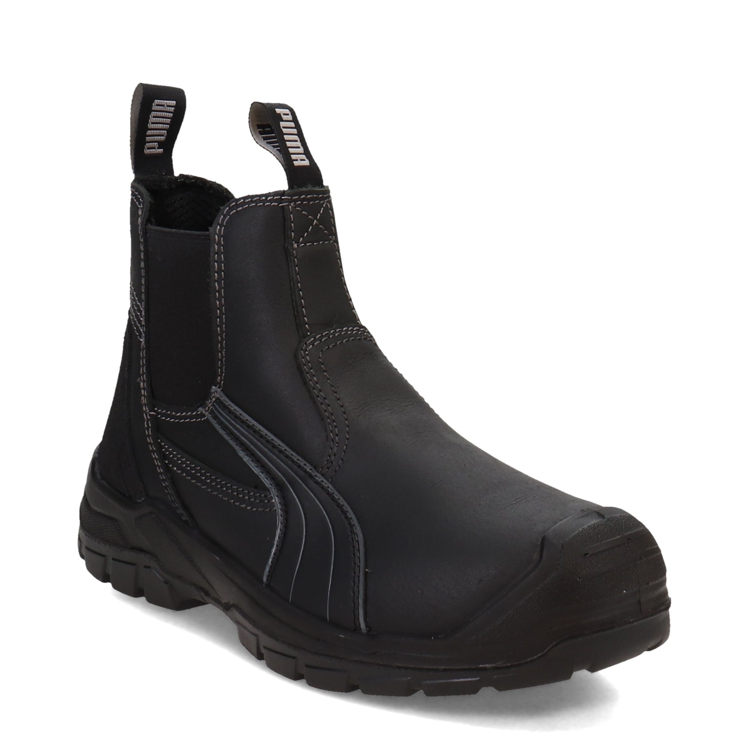 Peltz Shoes  Men's PUMA Safety Tanami Mid Boot BLACK 630945