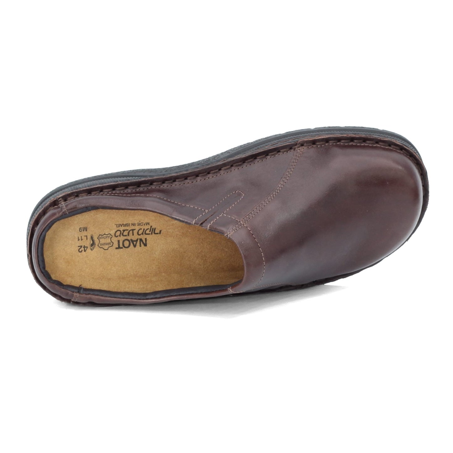 Peltz Shoes  Men's Naot Bjorn Clog WALNUT 63211-301