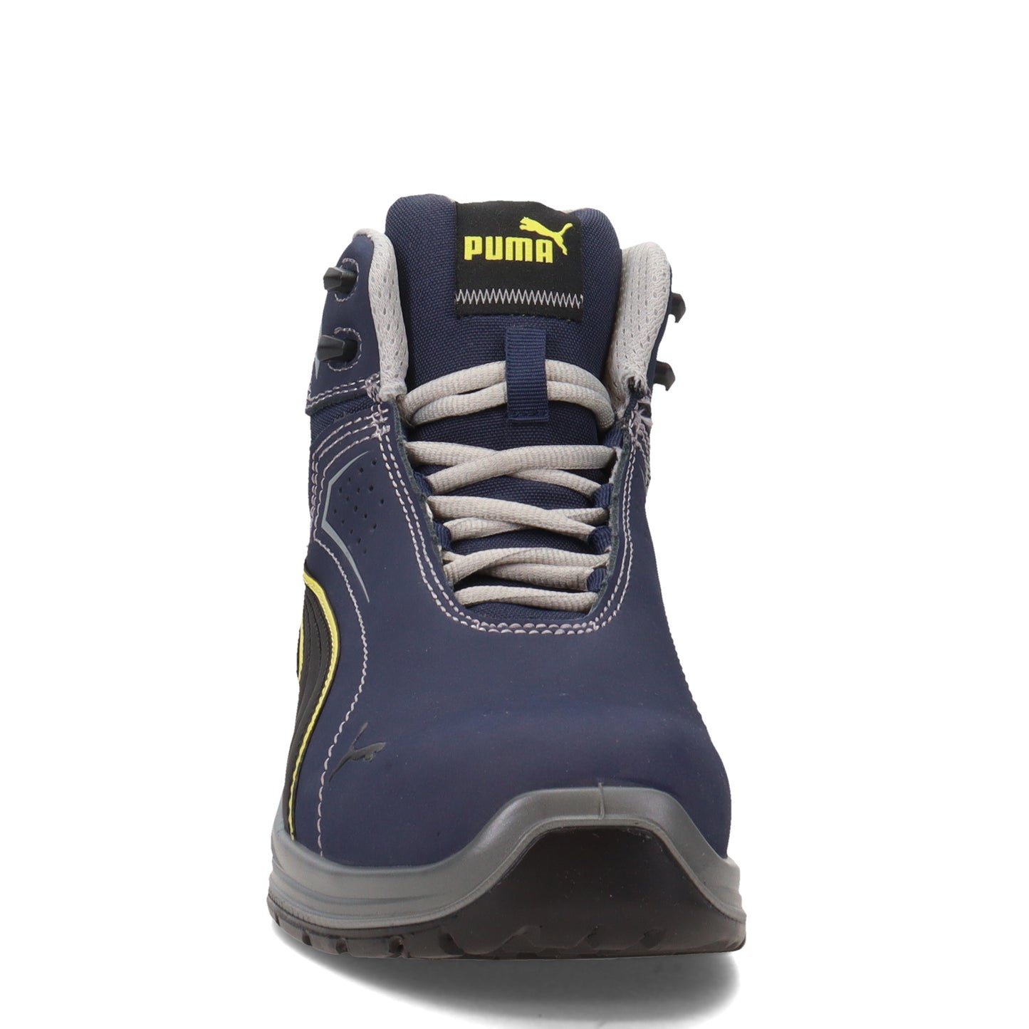 Peltz Shoes  Men's PUMA Safety Touring Mid Boot BLUE 632635