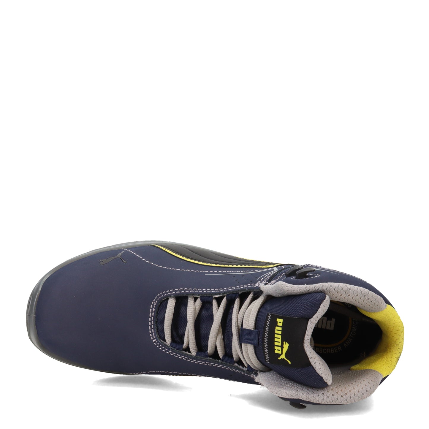 Peltz Shoes  Men's PUMA Safety Touring Mid Boot BLUE 632635