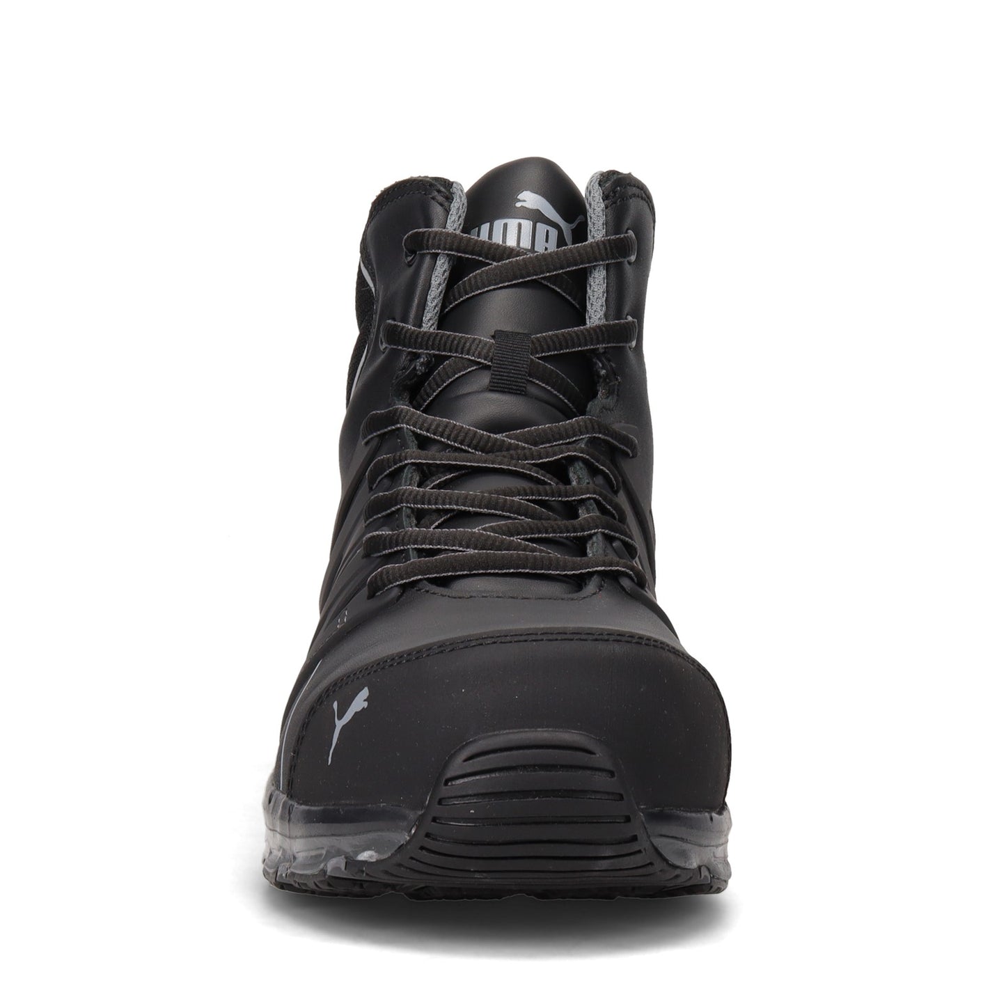 Peltz Shoes  Men's Puma Safety Velocity 2.0 Mid Work Shoe BLACK 633805