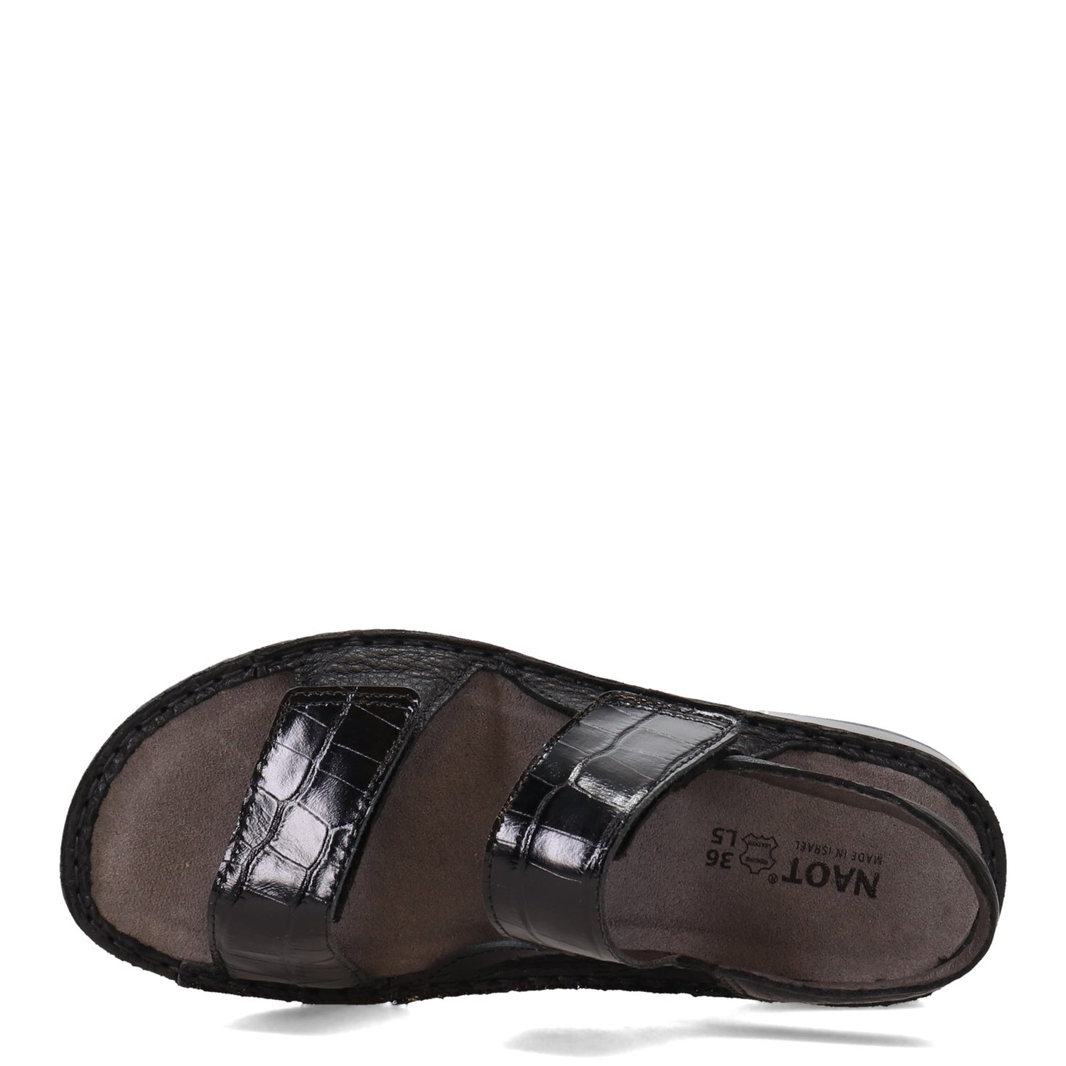 Peltz Shoes  Women's Naot Burgos Sandal Black 63438-NTR