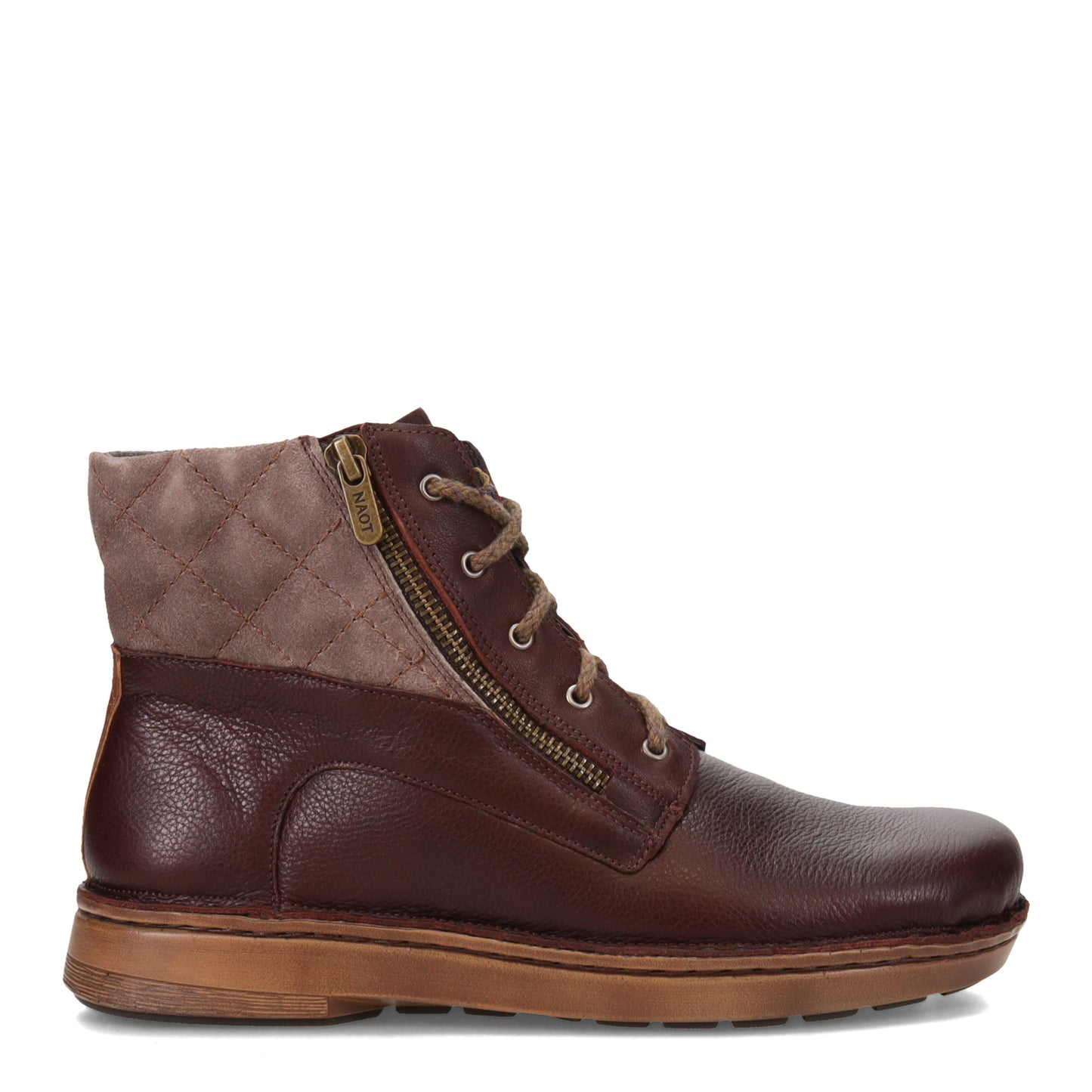 Peltz Shoes  Women's Naot Castera Boot BROWN / TAUPE 63439-SMI