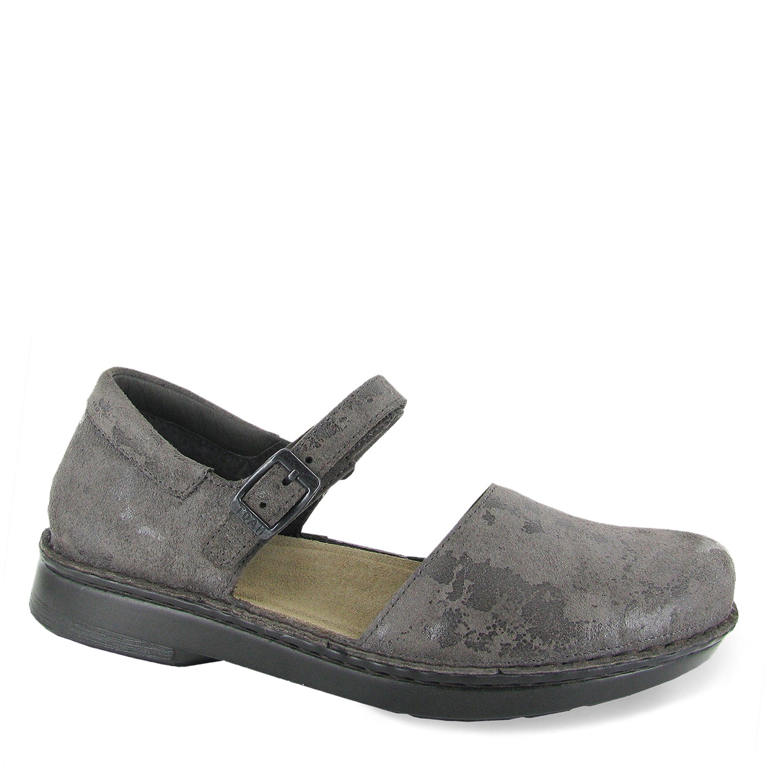 Peltz Shoes  Women's Naot Catania Mary Jane GREY MARBLE 63440-BBN